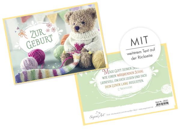 Segensart-Faltkarte: Zur Geburt (Teddy)_4742924_1 Segensart-Faltkarte: Zur Geburt (Teddy)_4742924_