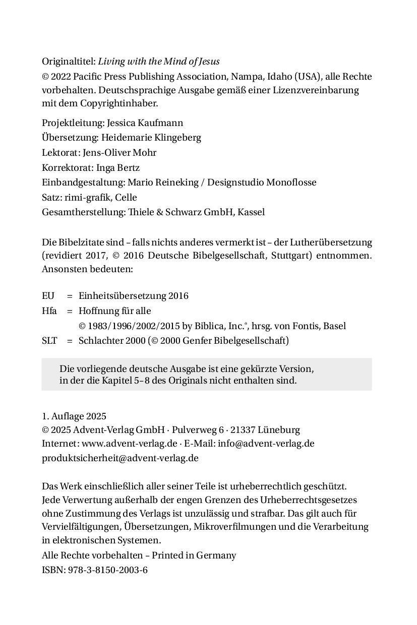 Advent-Verlag GmbH-Das Jesus-Mindset_2422796_