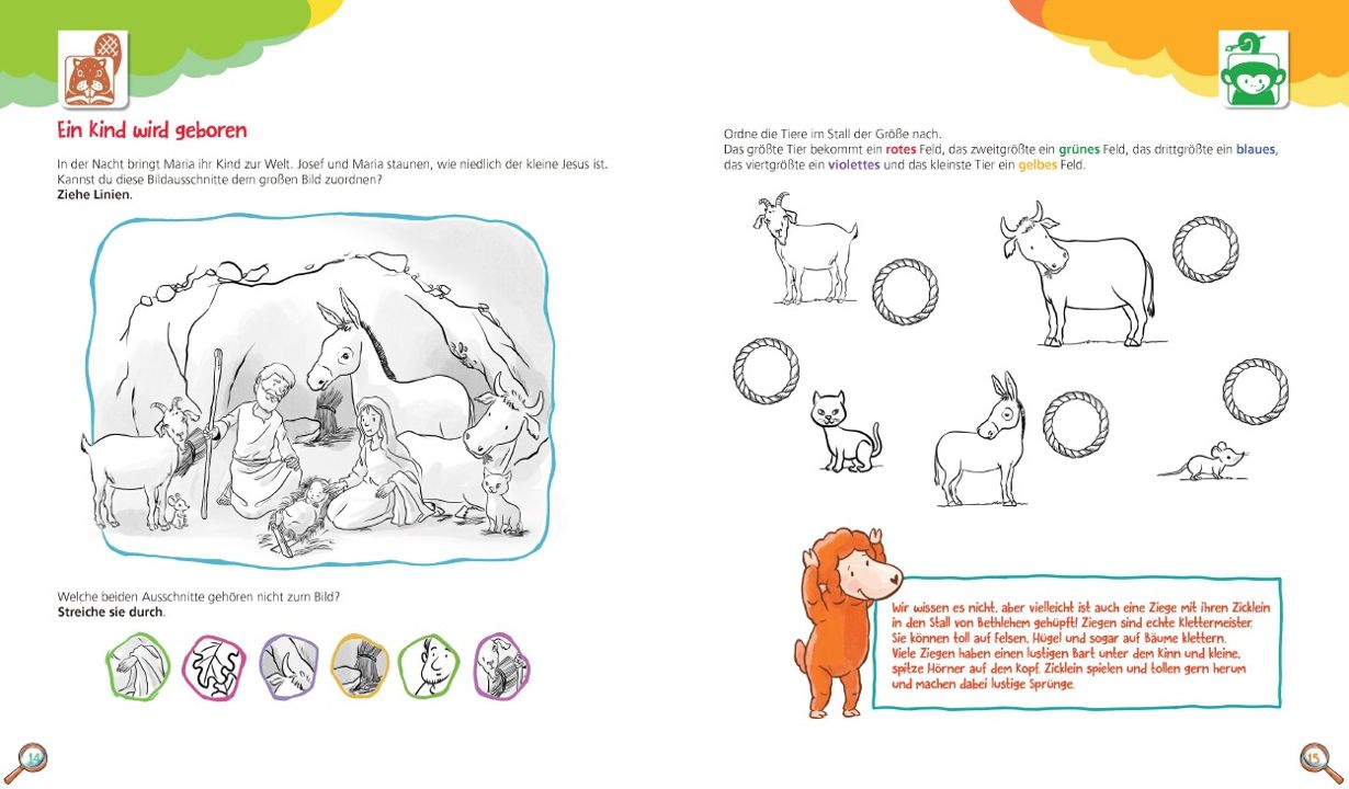 Kondoo Verlag-Malen. Spielen. Rätseln. Rund um die Geburt von Jesus, 4-6 Jahre_2442858_5 Kondoo Verlag-Malen. Spielen. Rätseln. Rund um die Geburt von Jesus, 4-6 Jahre_2442858_