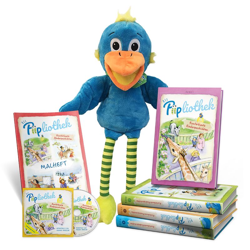 Advent-Verlag Schweiz-Serie: Die Piipliothek, 4 Bd., HB, MH, Piip_2211249_