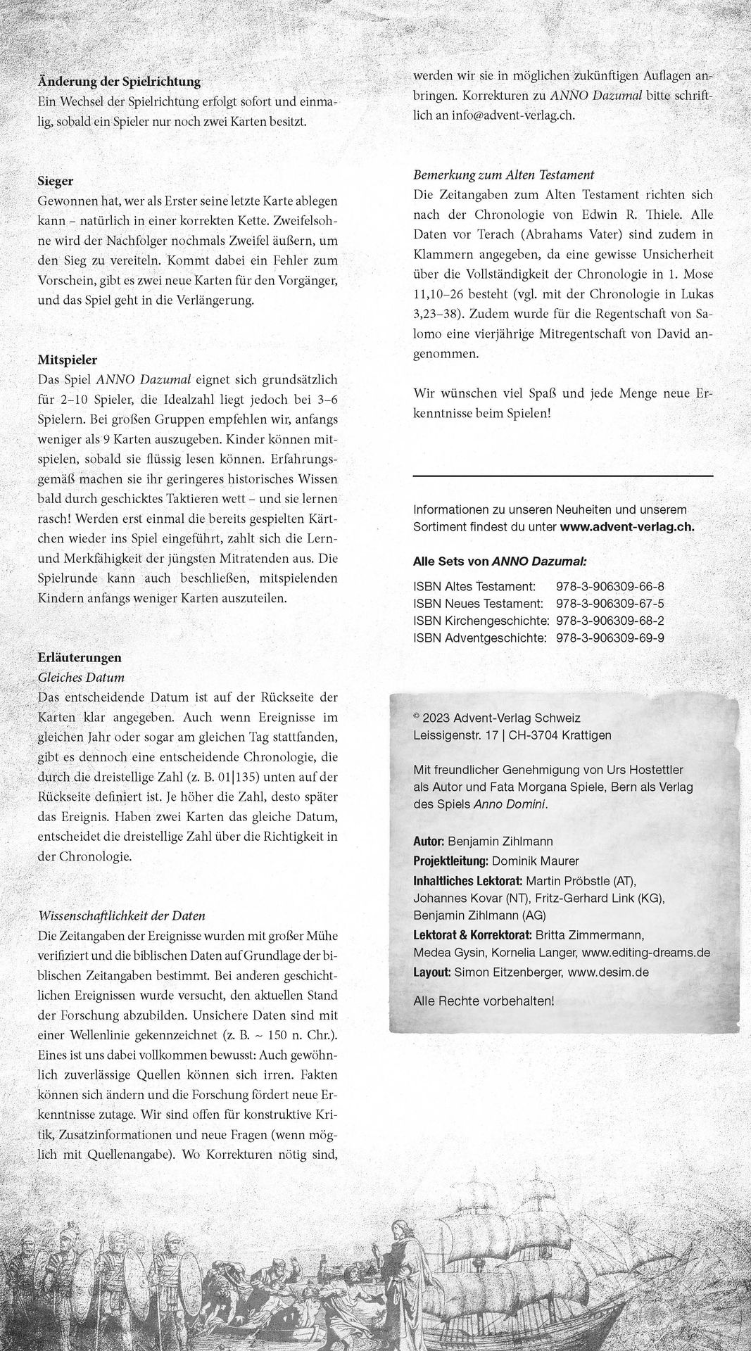 Advent-Verlag Schweiz-ANNO Dazumal, Set 4 Adventgeschichte_3612350_3 Advent-Verlag Schweiz-ANNO Dazumal, Set 4 Adventgeschichte_3612350_