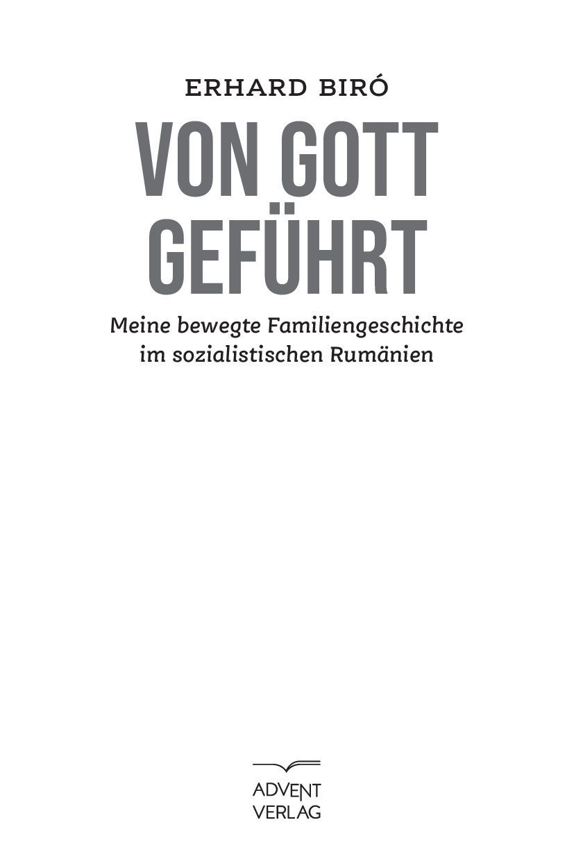 Advent-Verlag GmbH-Von Gott geführt_2422654_