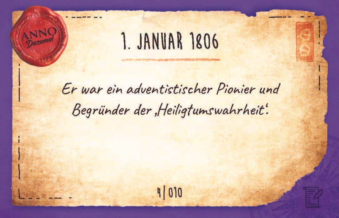 Advent-Verlag Schweiz-ANNO Dazumal, Set 4 Adventgeschichte_3612350_23 Advent-Verlag Schweiz-ANNO Dazumal, Set 4 Adventgeschichte_3612350_