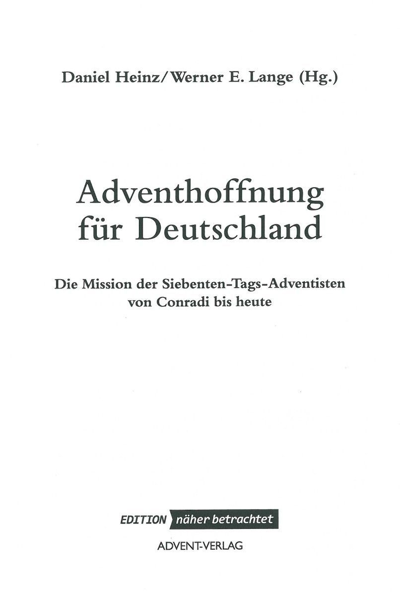 Advent-Verlag GmbH-Adventhoffnung für Deutschland_2420013_