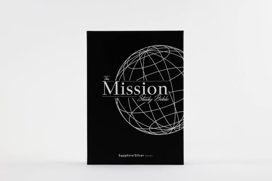 Oklahoma Academy Publishing-Bibel, Englisch, Mission Study Bible, KJV, Softleder blau-grau (Sapphire)_2541623_