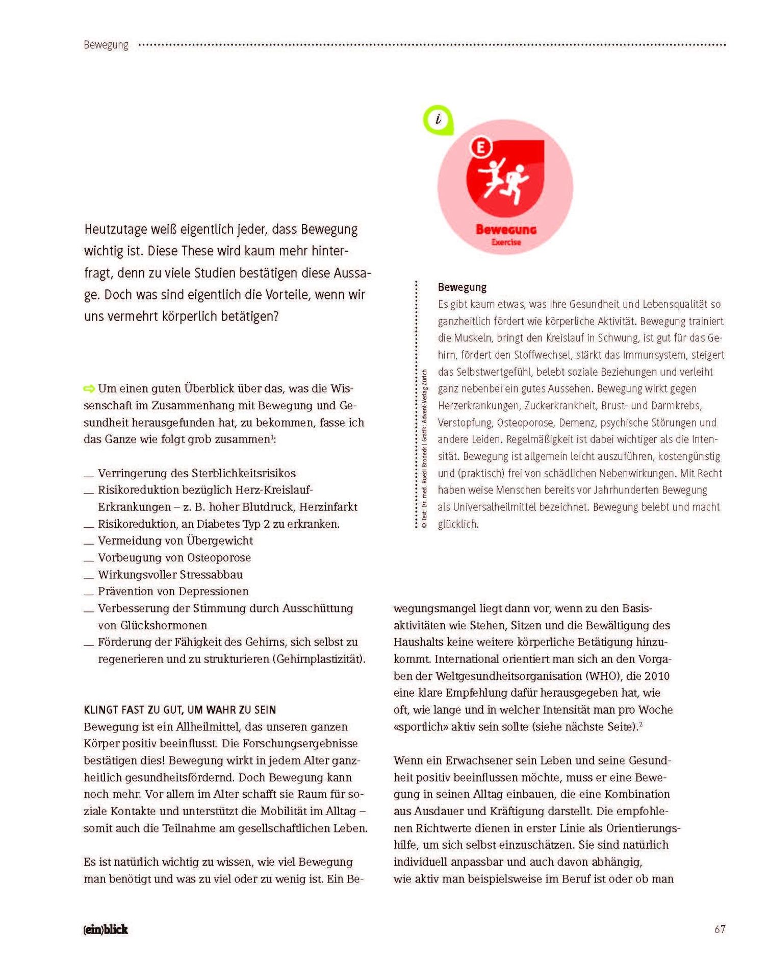 Advent-Verlag Schweiz-(ein)blick: Gesundheit - mehr als ein Hype_1411487_