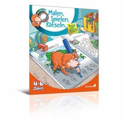 Kondoo Verlag-Malen. Spielen. Rätseln. Rund um Jesus, 4-6 Jahre_2442926_1 Kondoo Verlag-Malen. Spielen. Rätseln. Rund um Jesus, 4-6 Jahre_2442926_